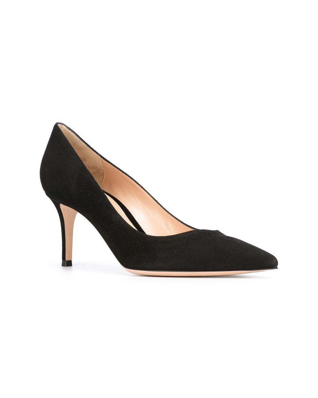 Gianvito Rossi Black Gianvito Suede Leather Pumps