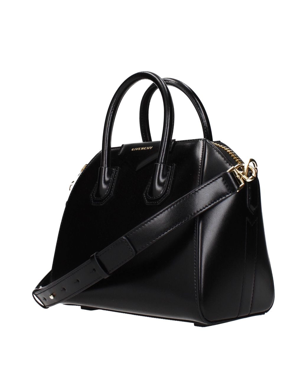 Givenchy Black Antigona Handbag Leather