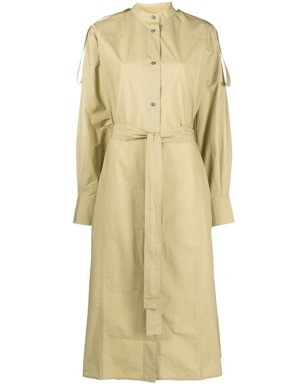 Studio Nicholson Natural Raglan Hemdkleid