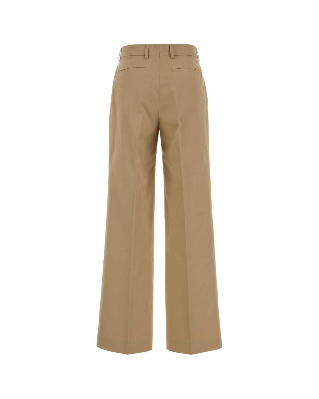Tory Burch Natural Beige Gabardine Pant