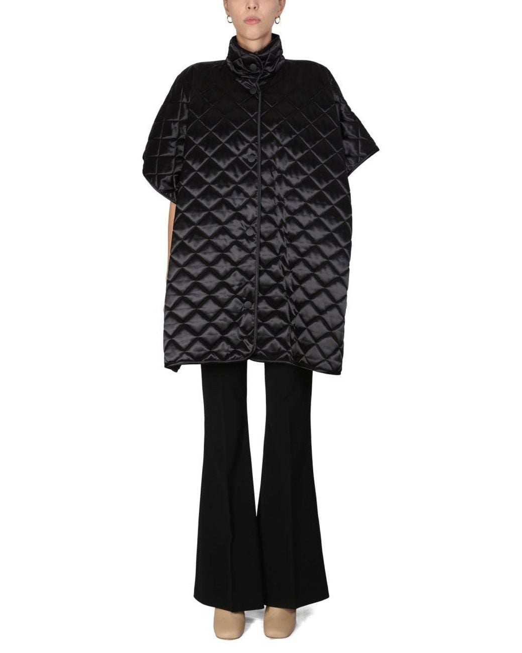 Boutique Moschino Black Quilted Jacket