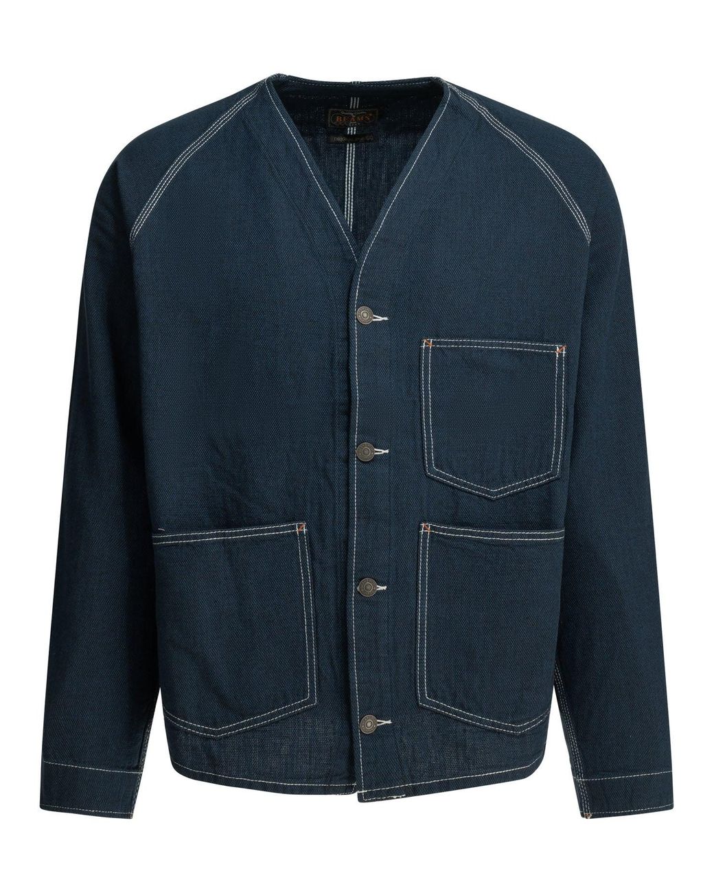 Beams Plus Spijkerjack "engineer". in het Blue voor heren