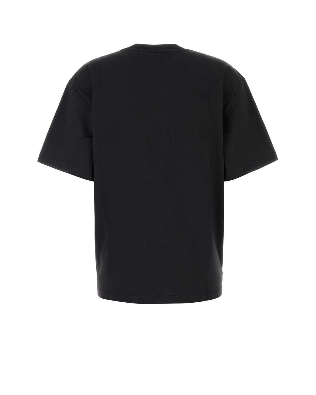 Ganni Black Oversize Cotton T-Shirt