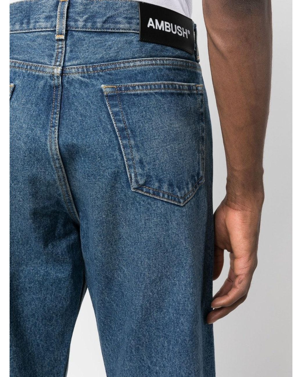 Ambush Blue Regular Fit Denim Jeans for men