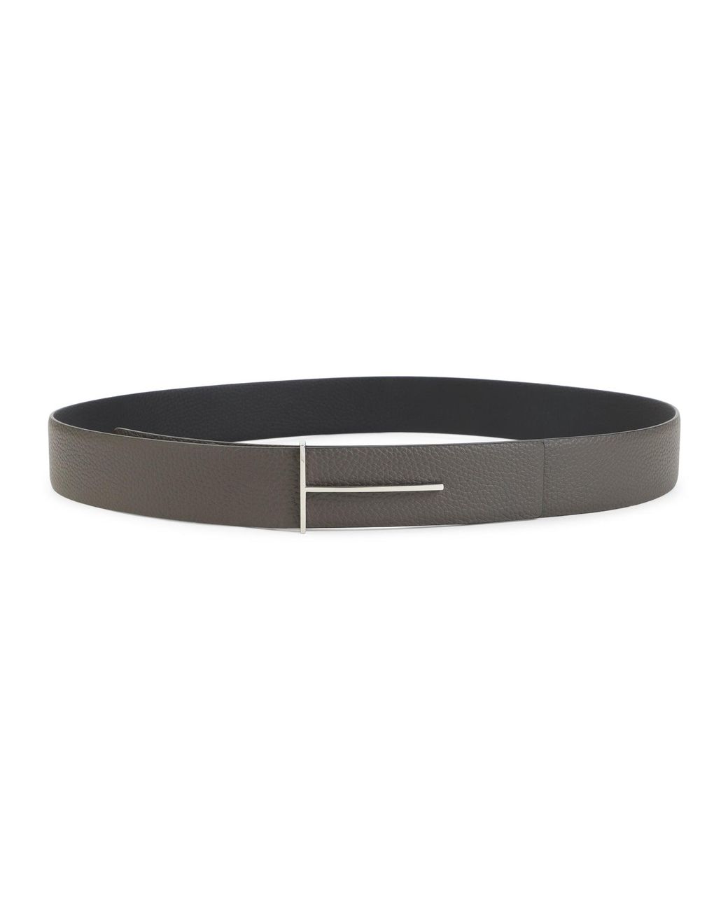 Tom Ford Black And Calf Leather Belt