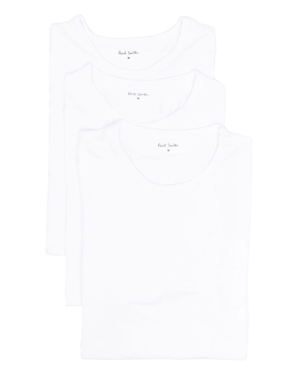 Paul Smith White Logo T Shirt 3Pack