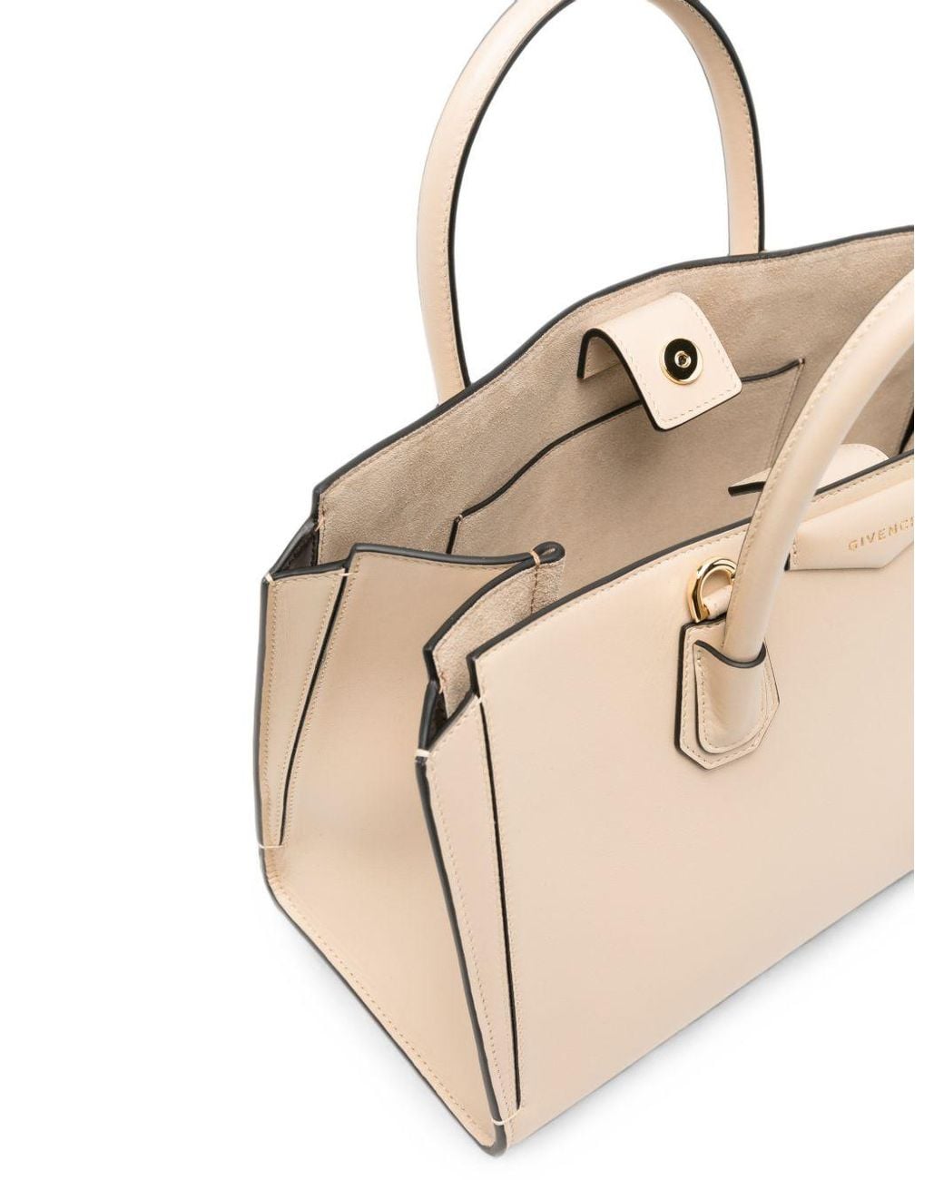 Givenchy Natural Antigona Catchall Small Leather Handbag