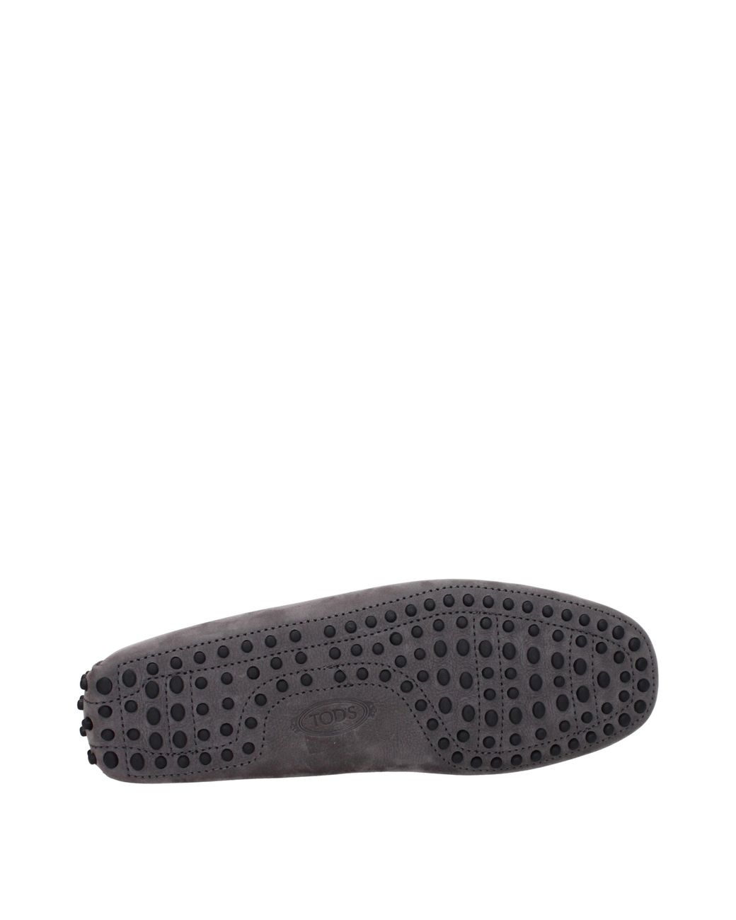 Tod's Gray Männer's Wildledermokassins Grau/Stein