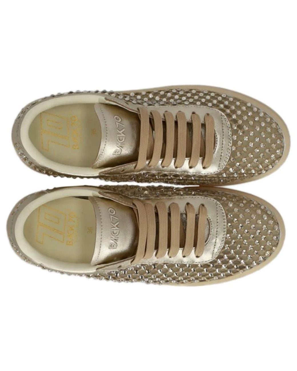 Back70 Brown Strass Big Smart Sneaker