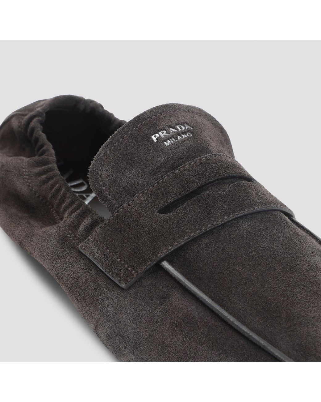 Prada Black Penny Loafers