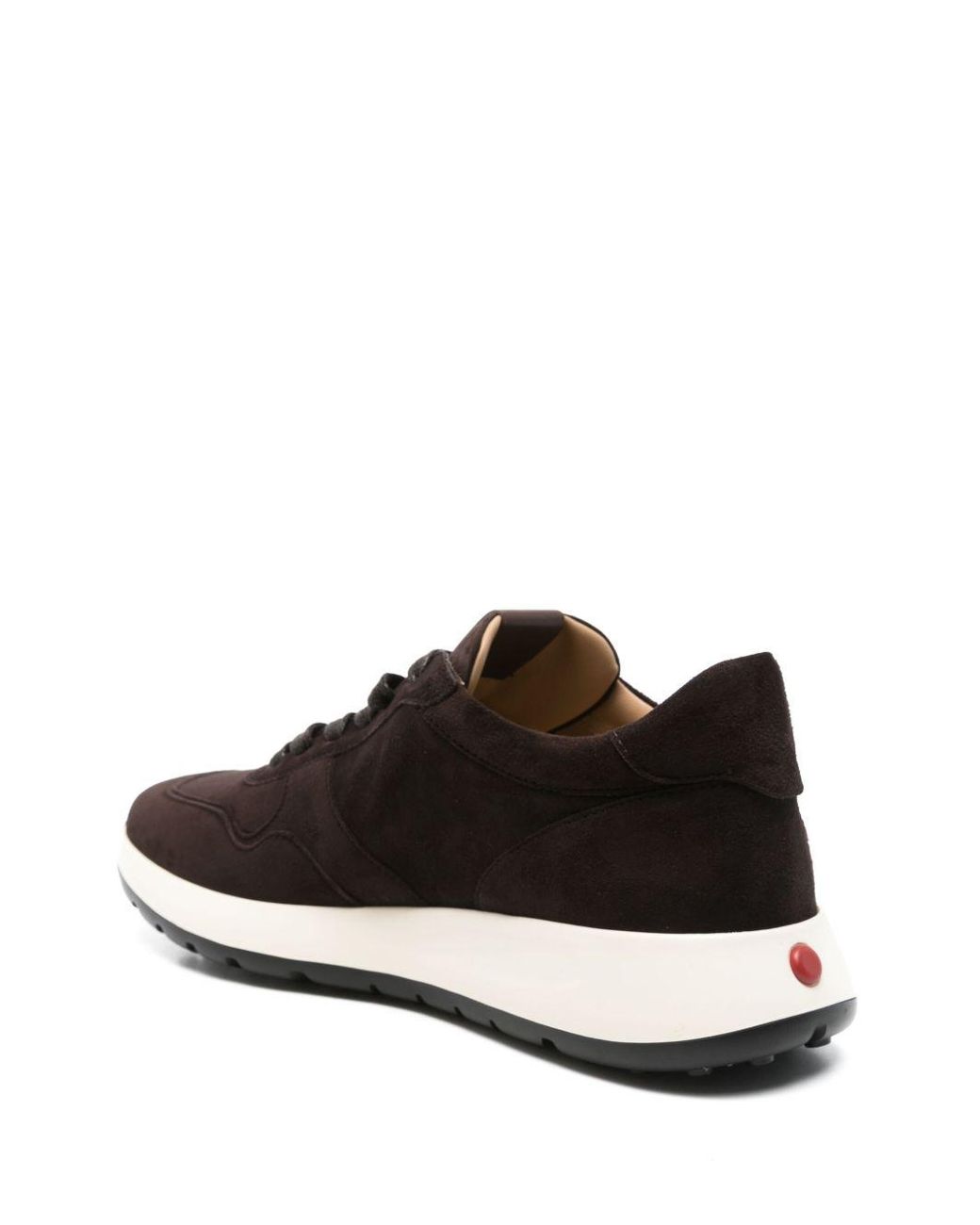 Tod's Black Dot Suede Leather Sneakers for men