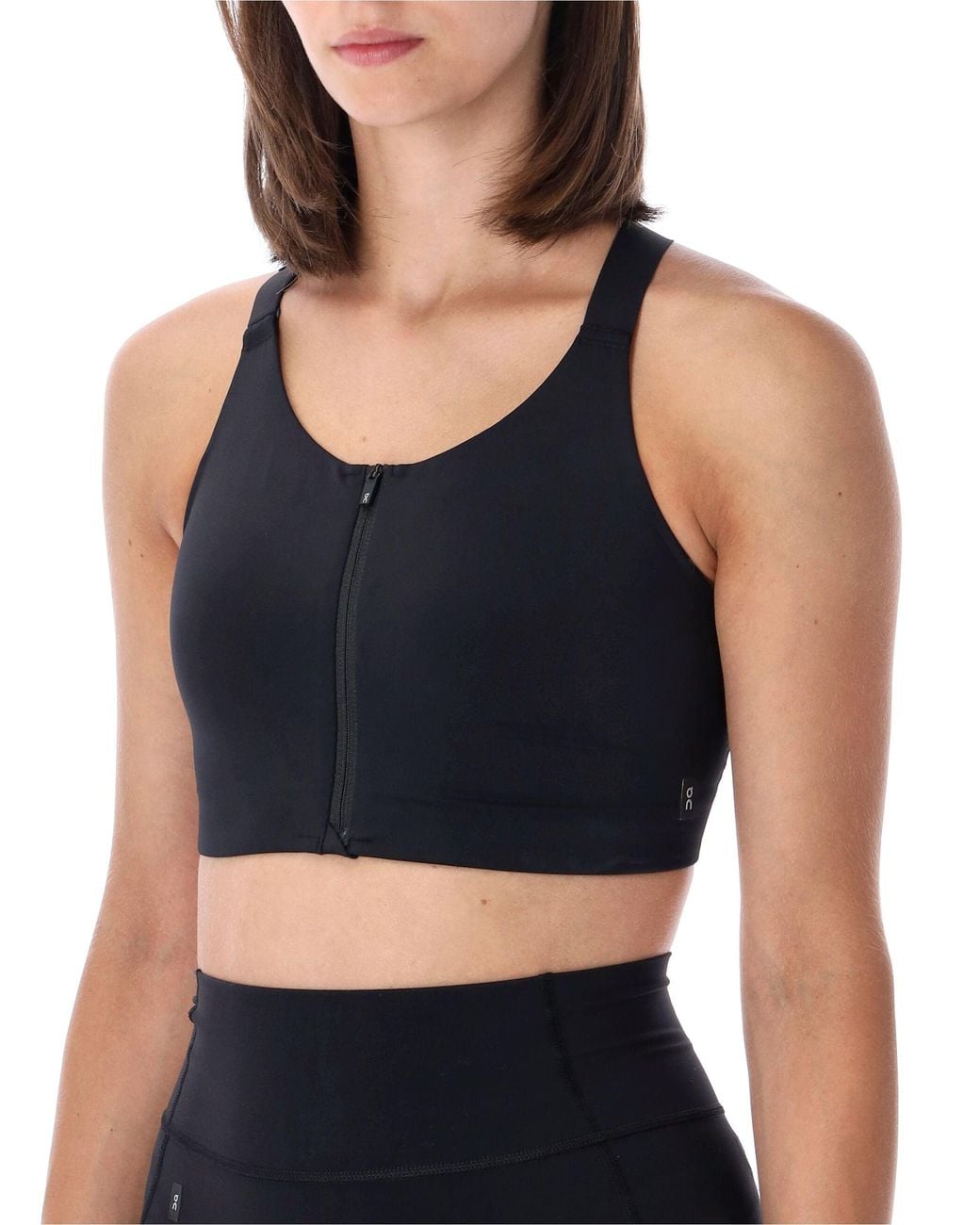 On Shoes Black Performance Stretch Top For
