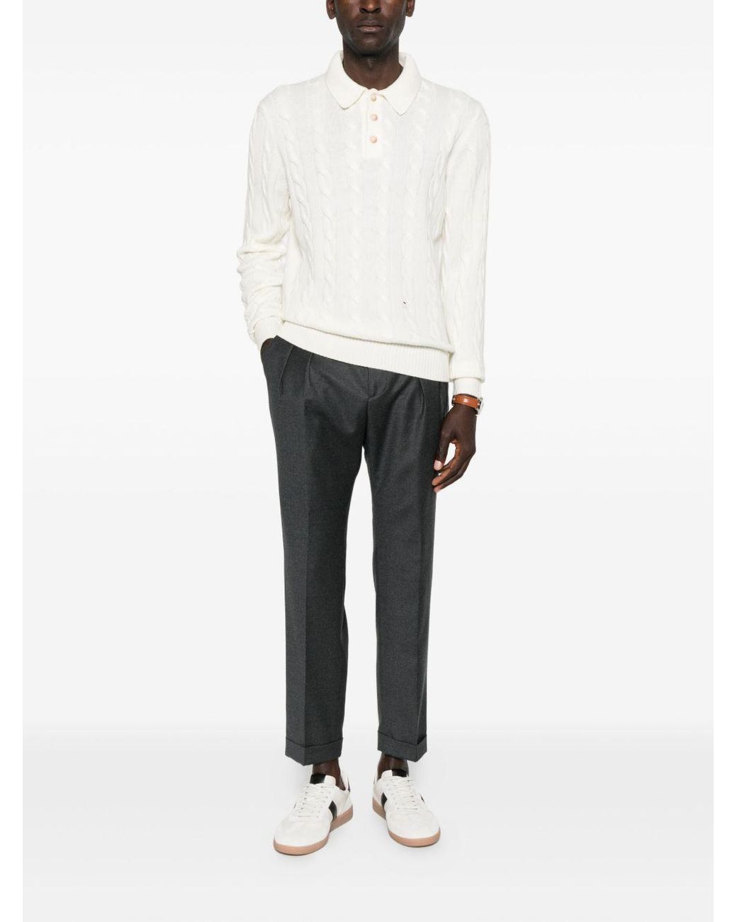 Gran Sasso White Pullover weiß