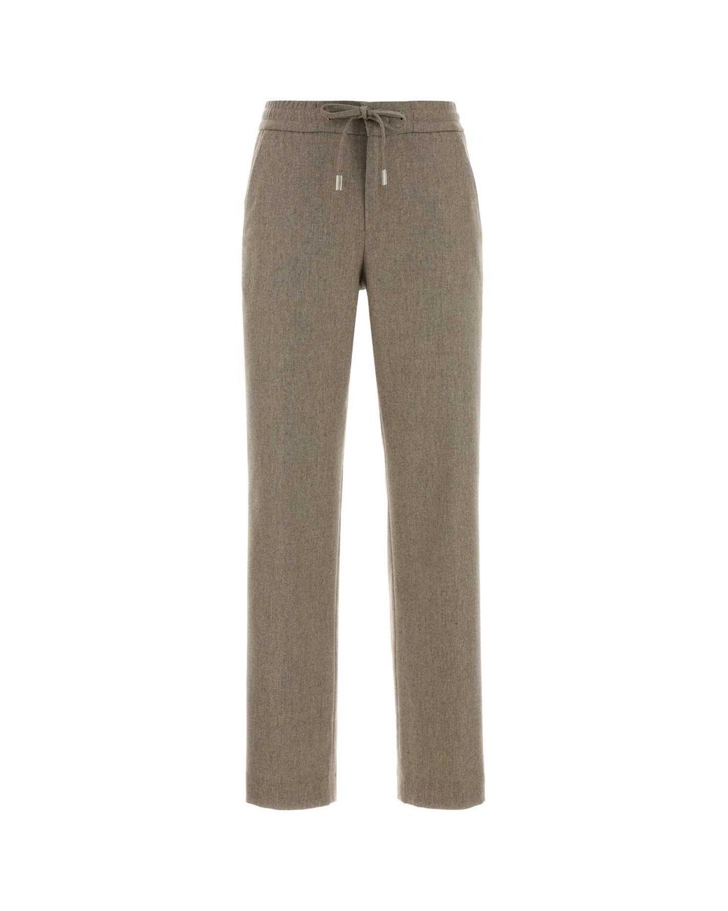 PT Torino Gray Erica Stretch Wool-Blend Pant