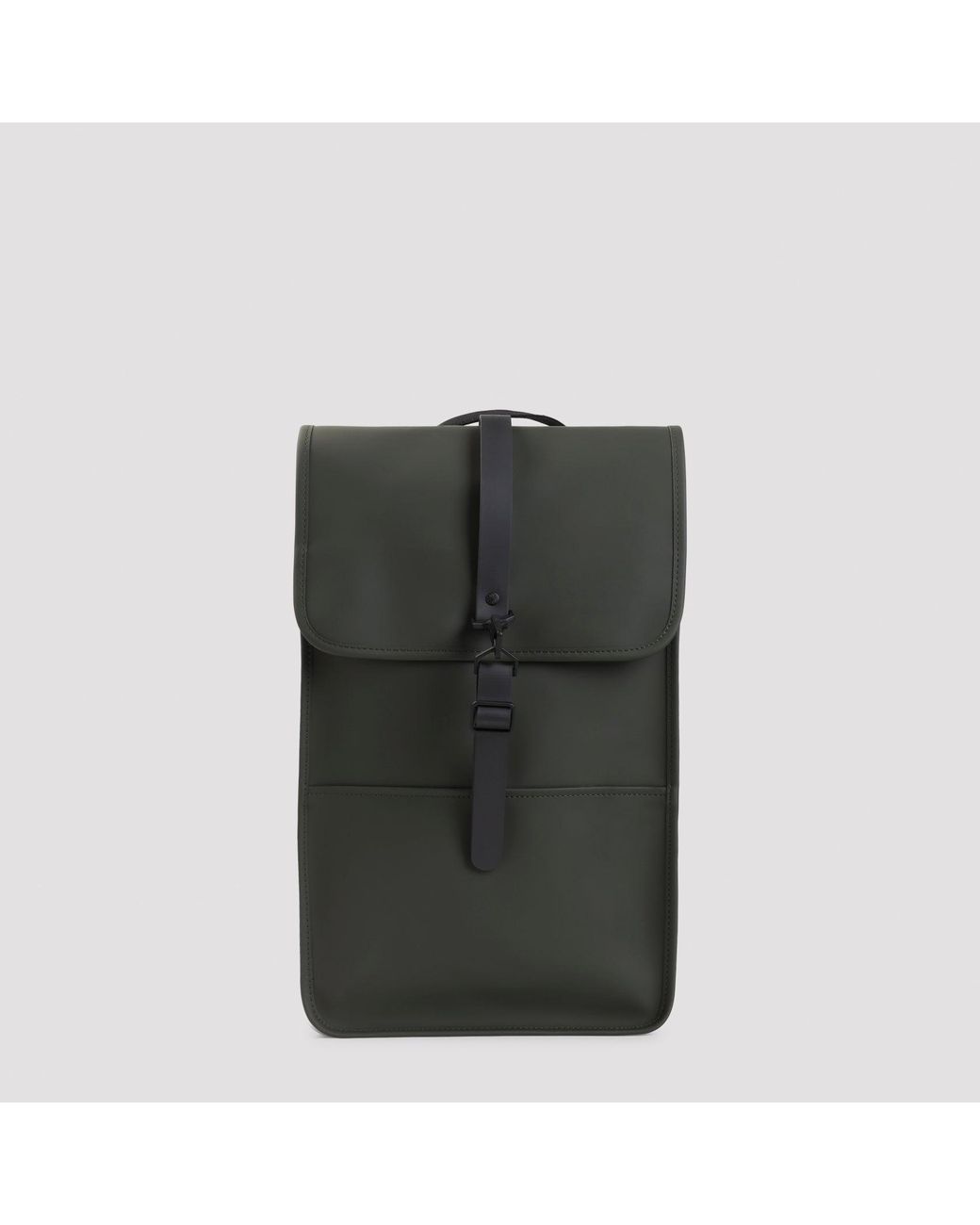 Rains Gray Style Polyester Backpack for men