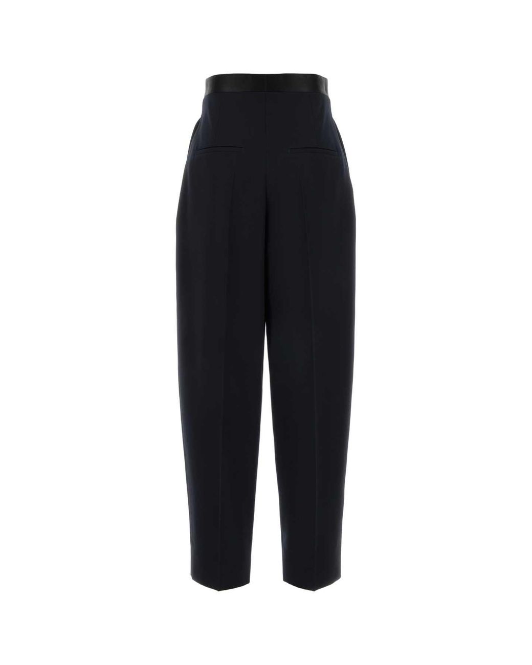 Bottega Veneta Black Wide Wool Pants