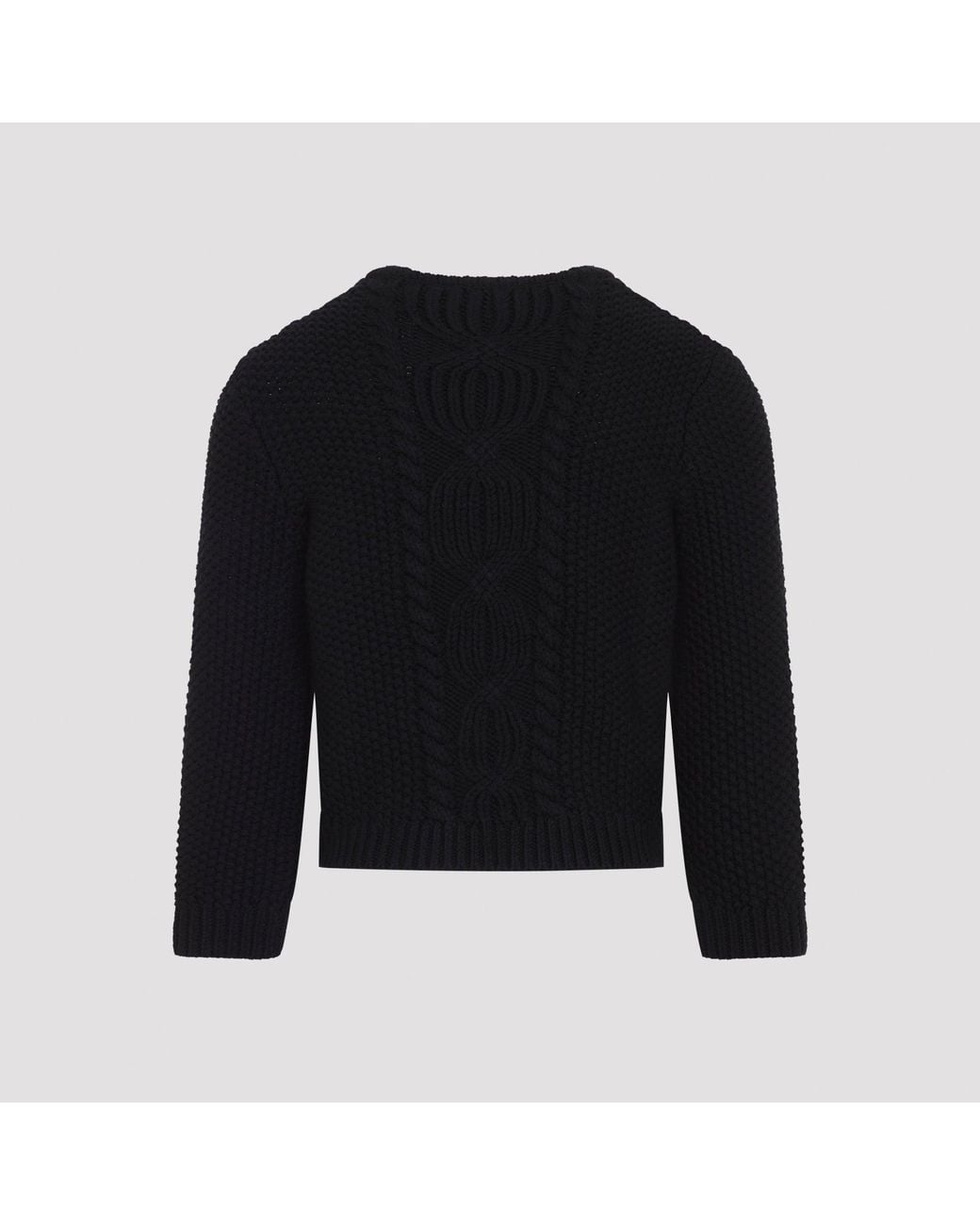 Saint Laurent Black Wool Sweater for men