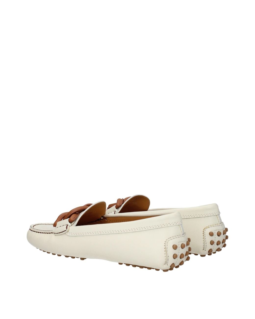 Tod's Natural Moccasins/Mousse Leather