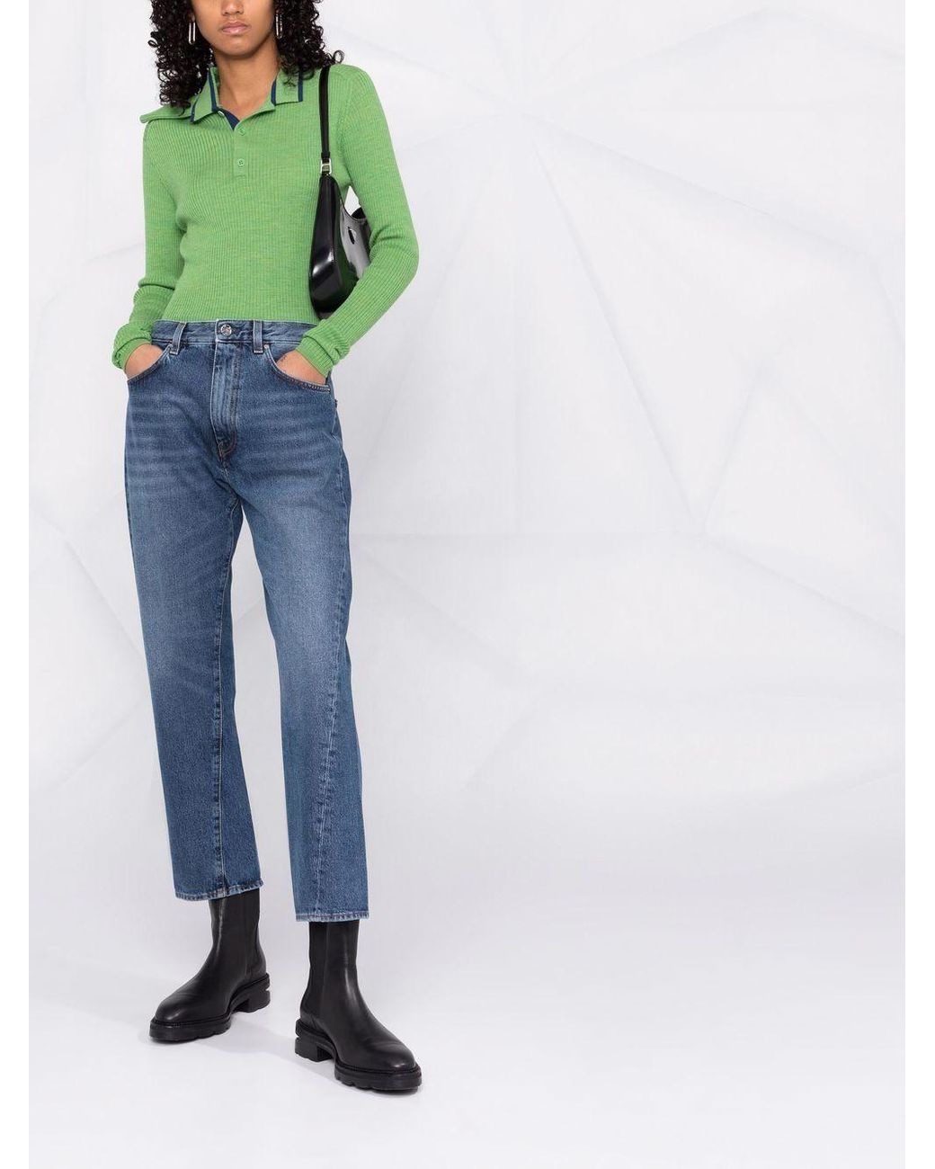 Totême  Straight Jeans in het Blue