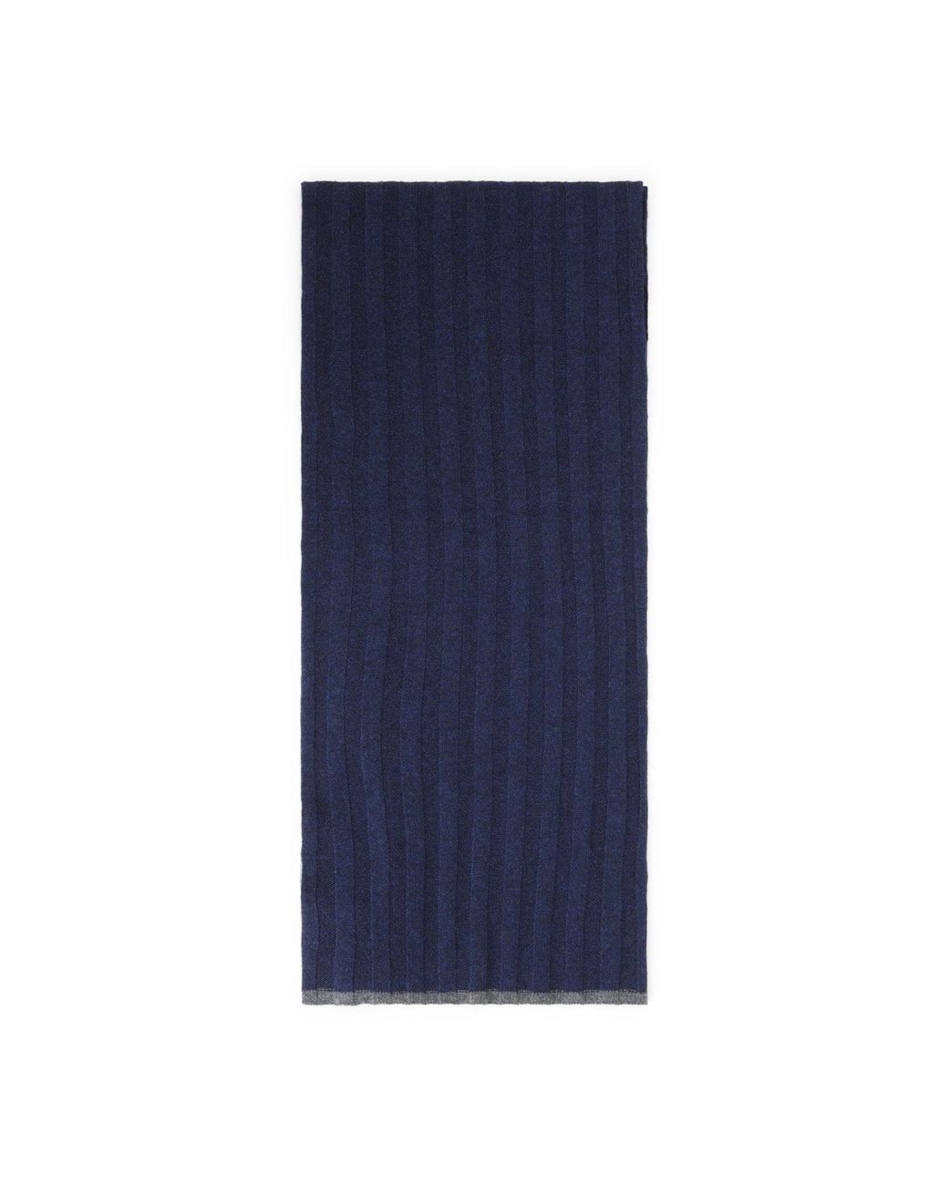 Brunello Cucinelli Blue Carshemere Scarf