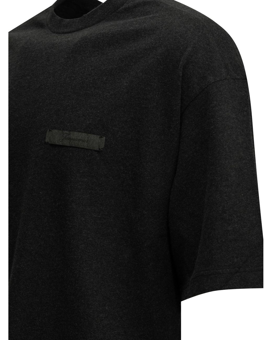 Jacquemus Black "Ruban" Crew Neck T Shirt