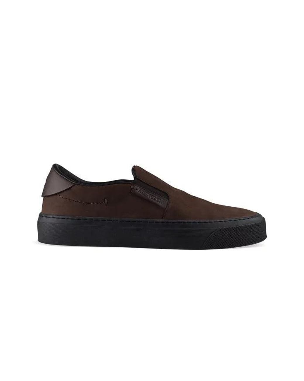 Moncler Black Slip On Monclub Sneakers
