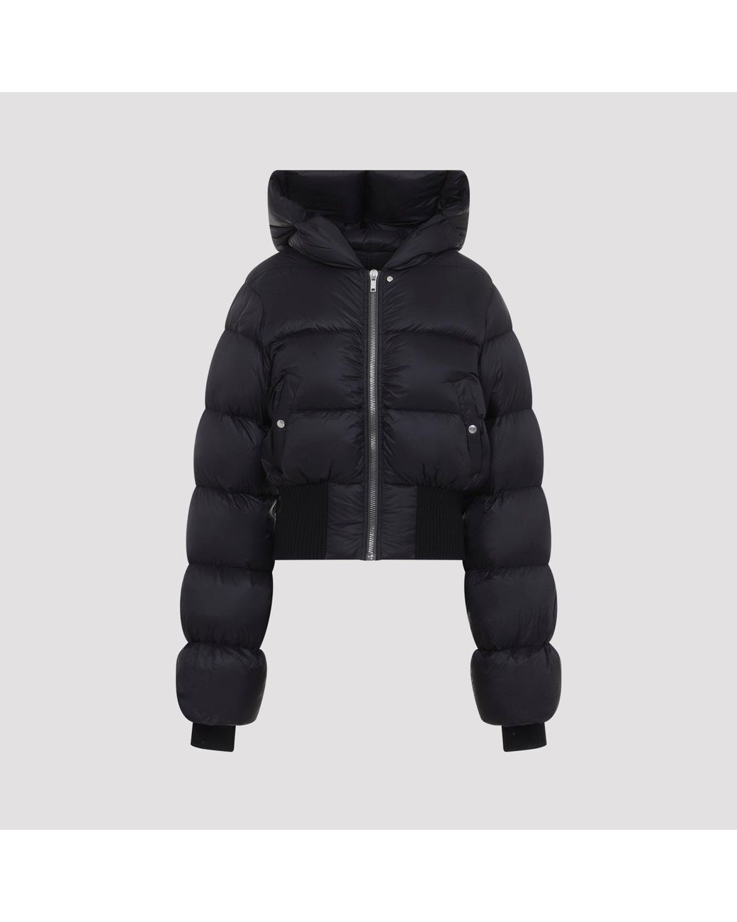 Rick Owens Hooded Jacket in het Black