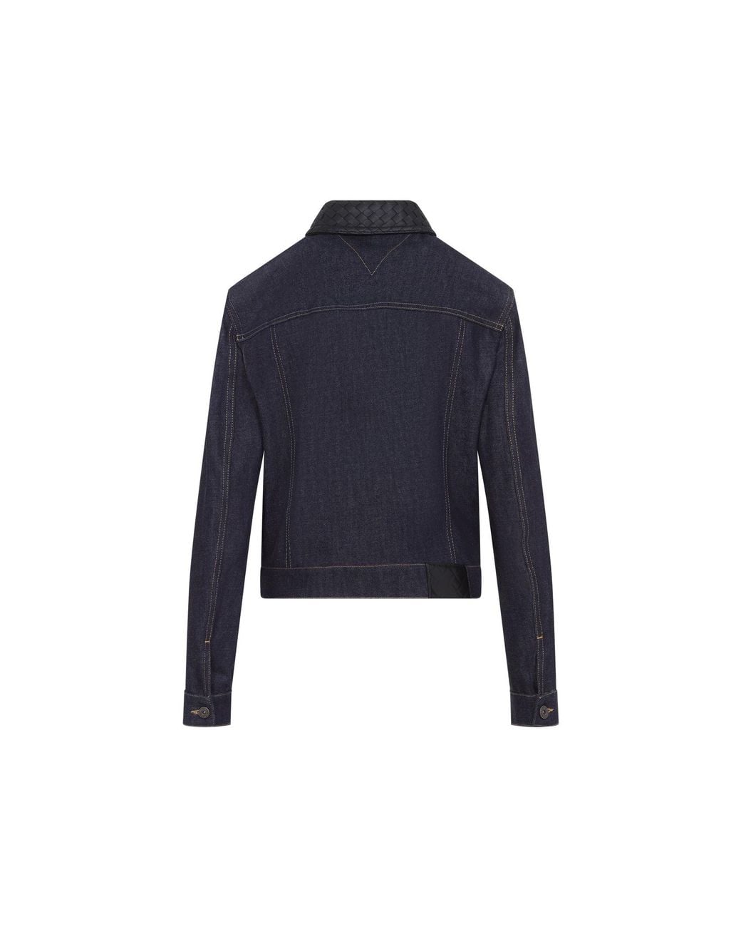 Bottega Veneta Blue Raw Denim Jacket