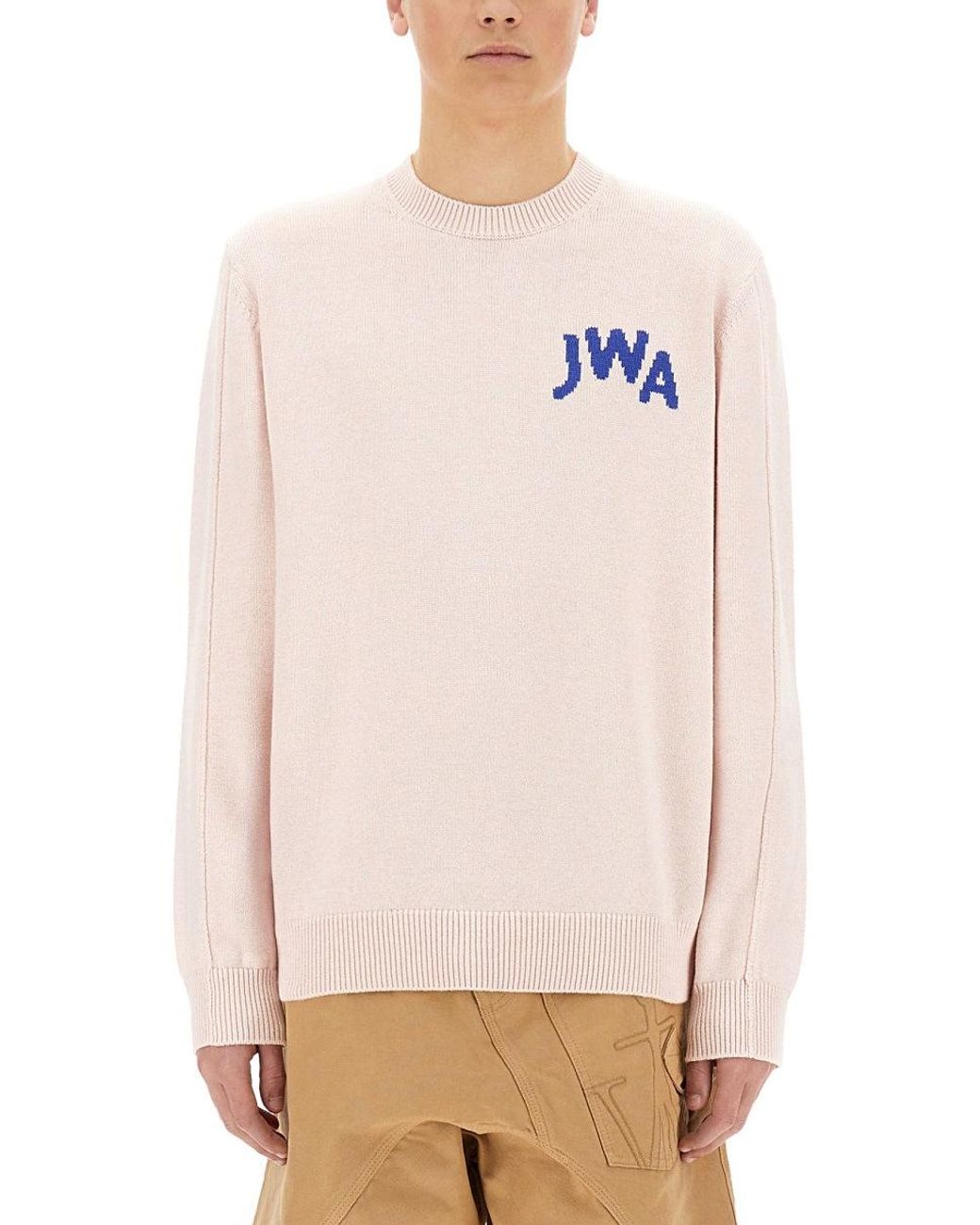J.W. Anderson White Jw Anderson Jersey With Logo