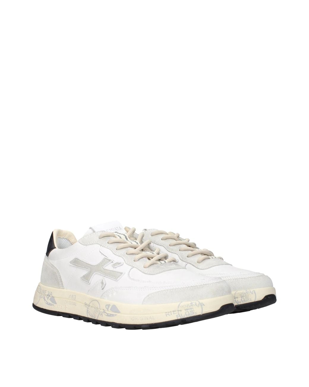 Premiata White Sneakers/ Leather