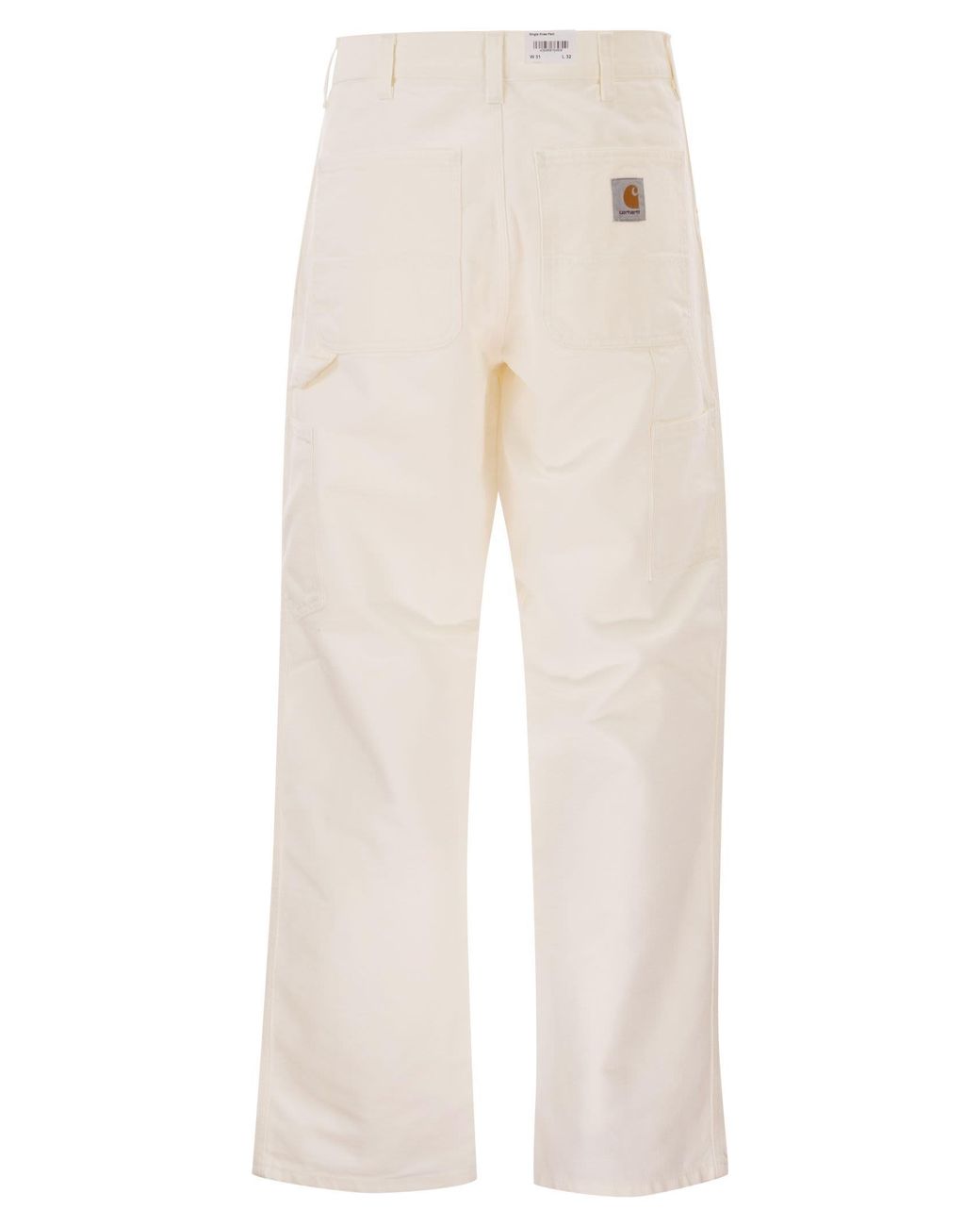 Carhartt White Cotton Trousers