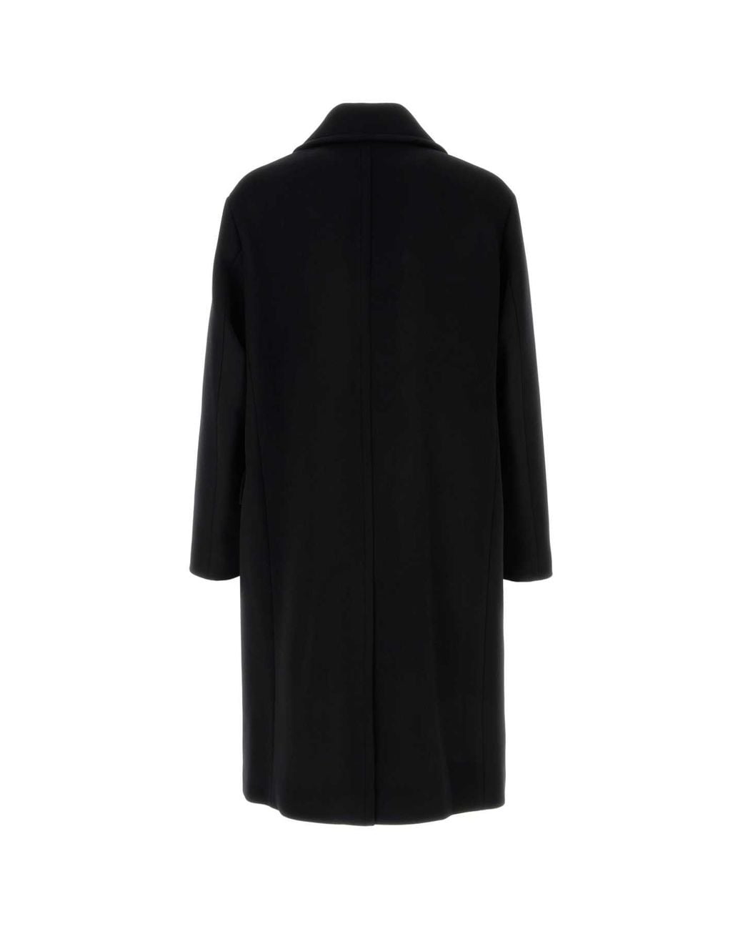 Fendi Black Double-Breasted Wool Jacket For for men