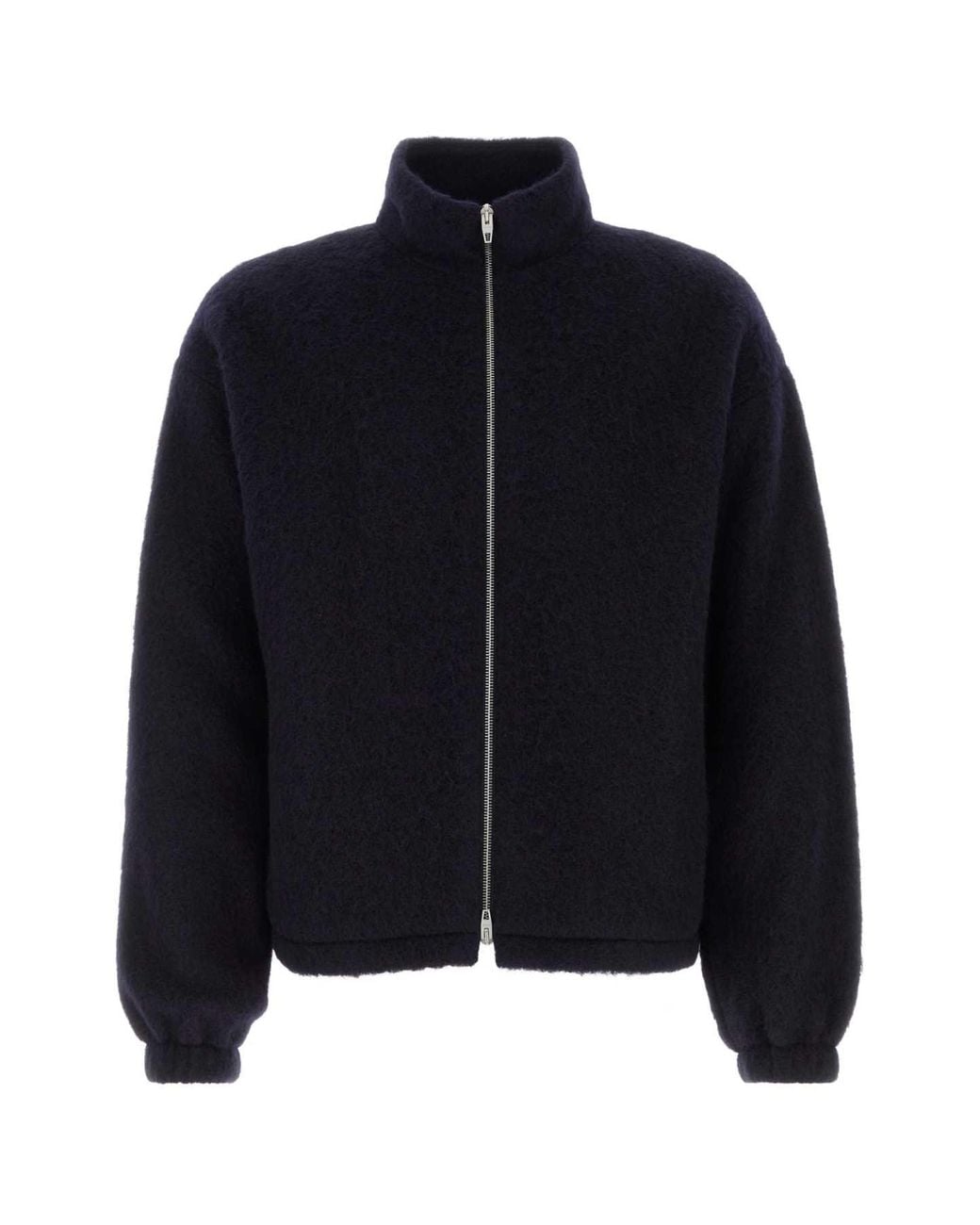 Jil Sander Black Midnight Wool Blend Sweatshirt for men