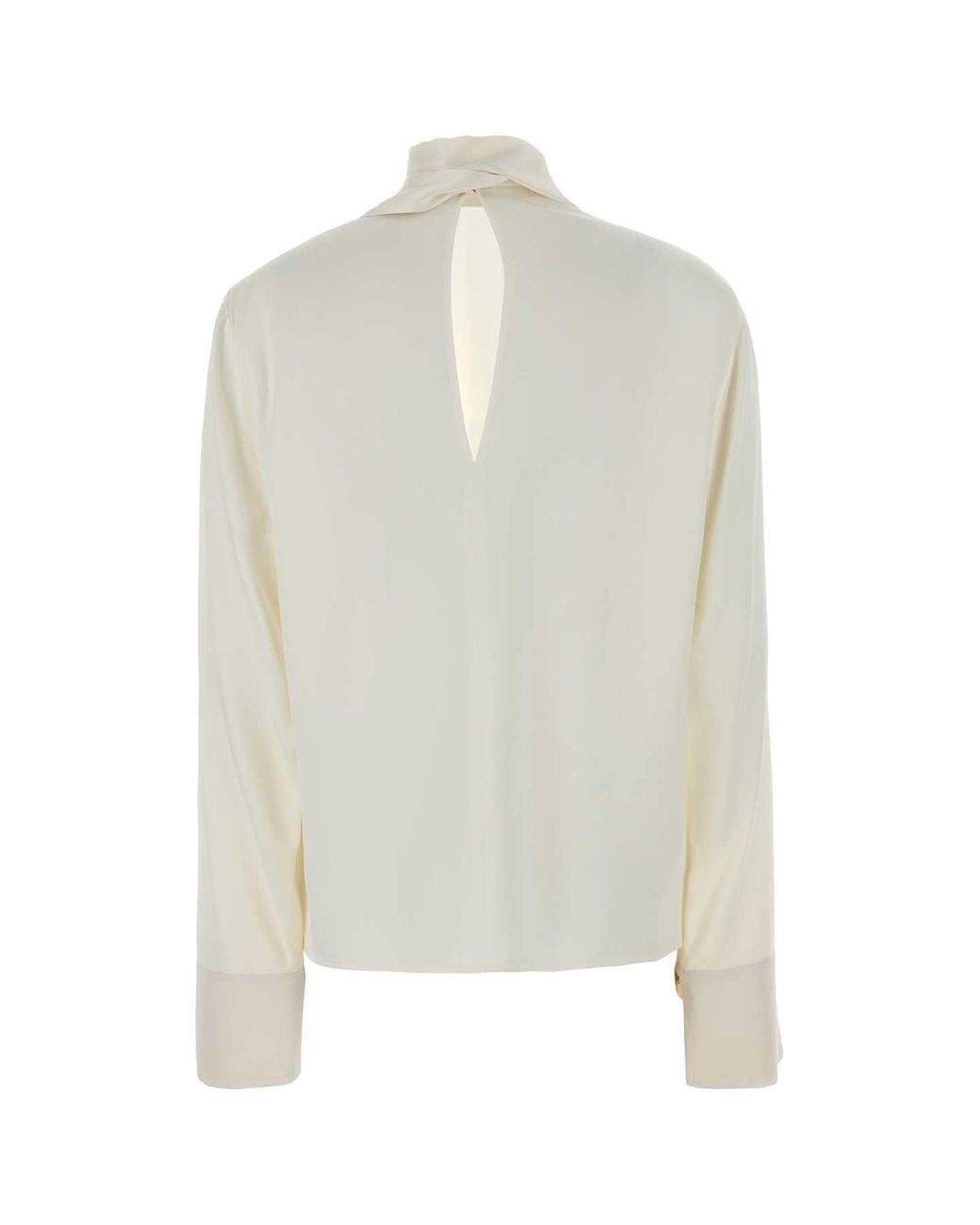 Stella McCartney White Satin Blouse