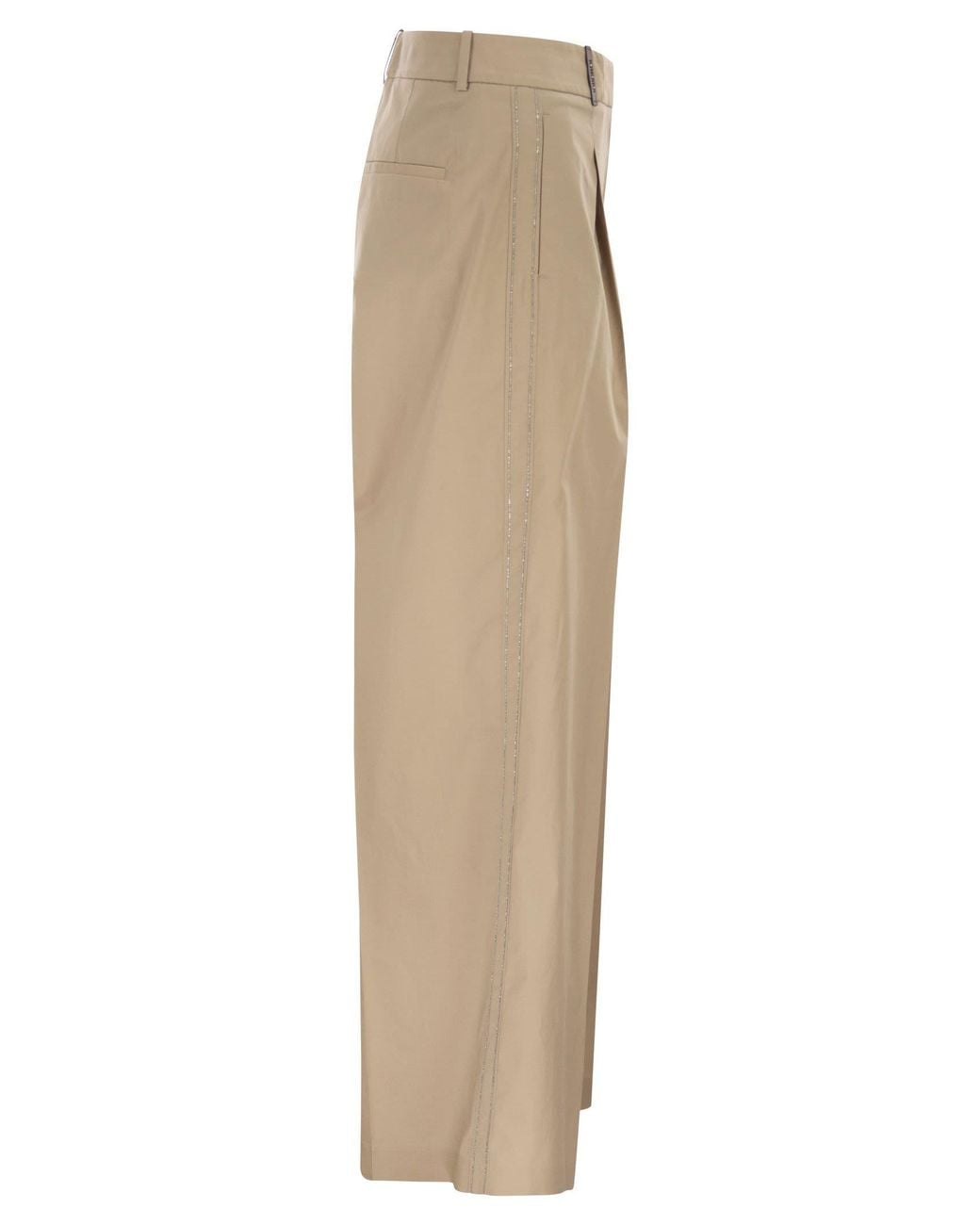 Peserico Natural Tailored Trousers