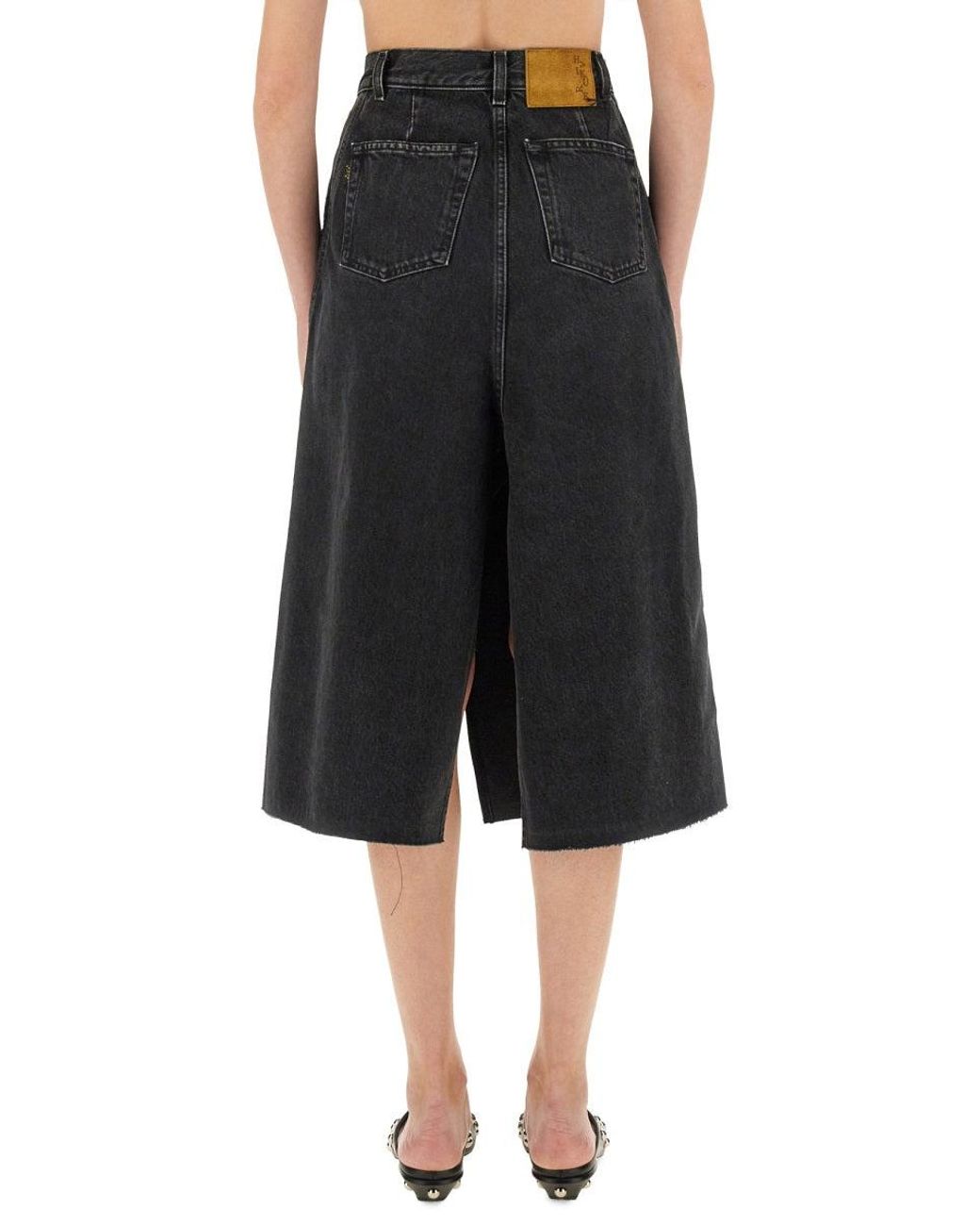 Haikure Black Cotton Skirts