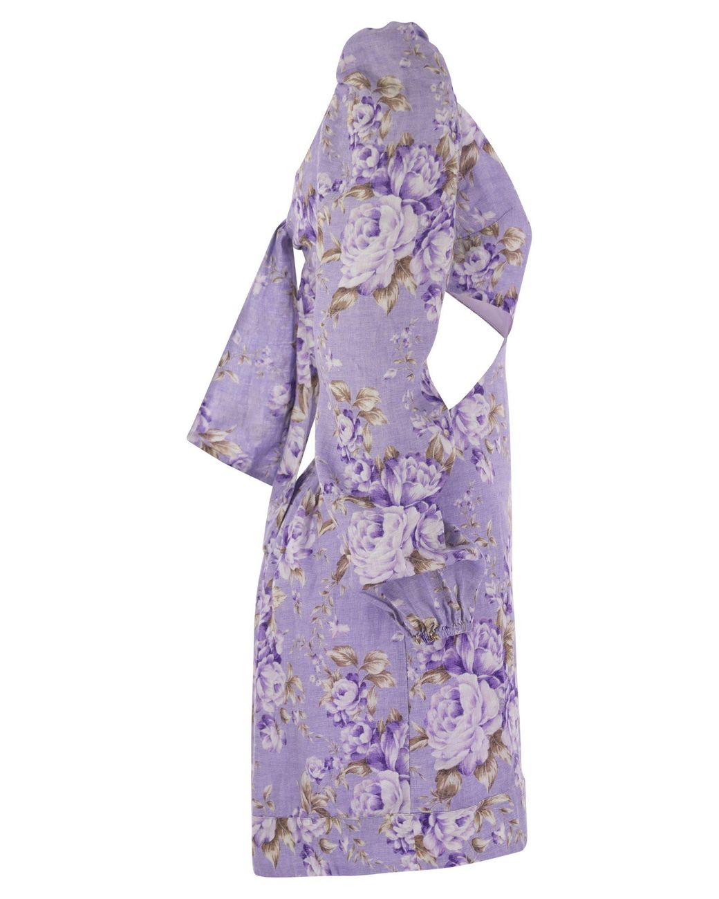 Mc2 Saint Barth Jara Mini -jurk Met Bloemen in het Purple