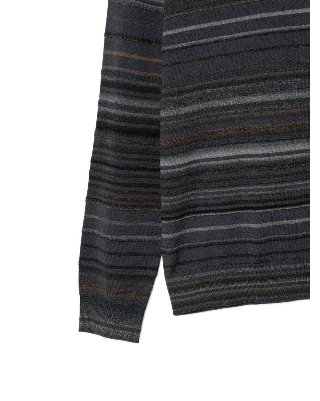 Paul Smith Black Wool Crewneck Sweater