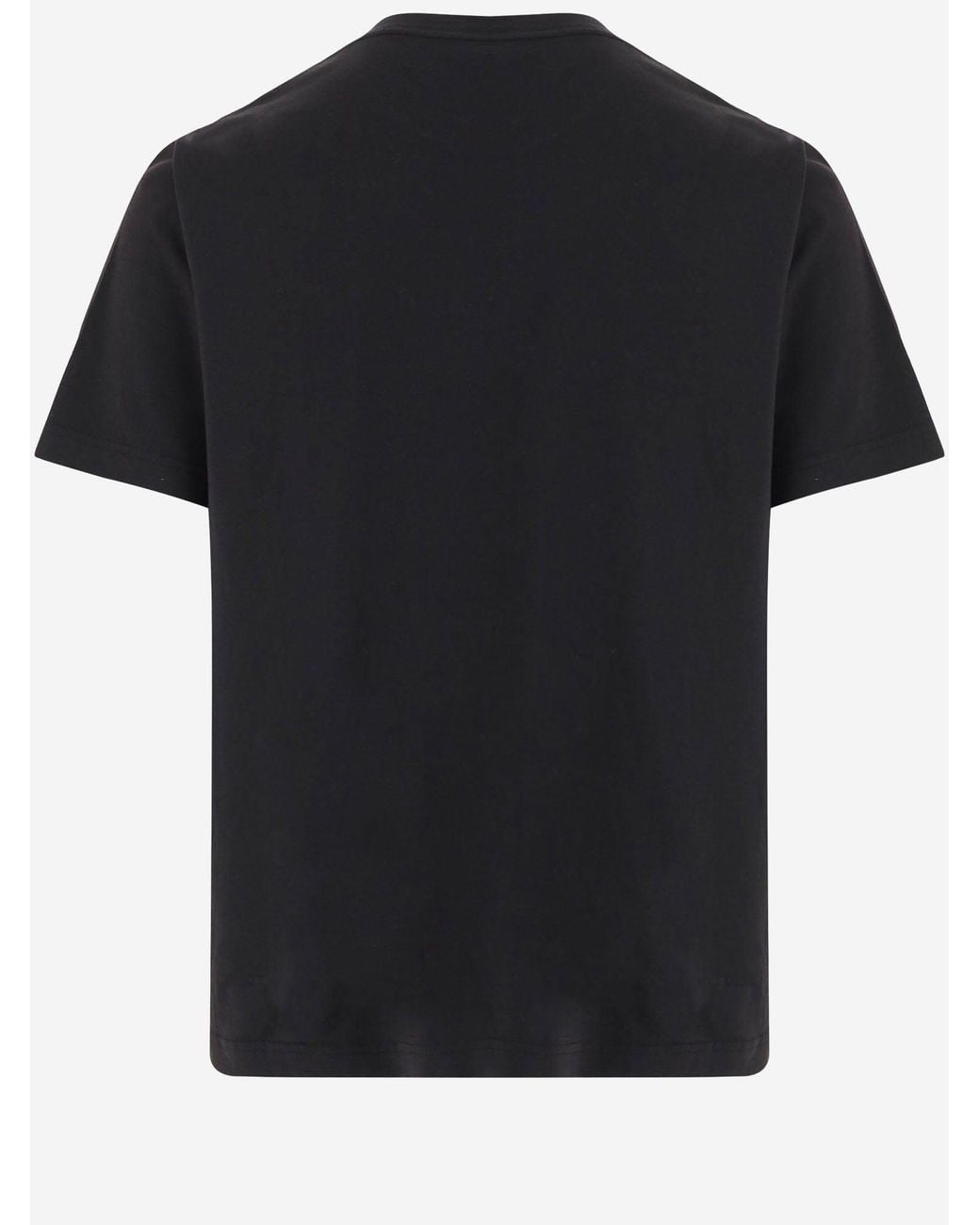 Autry Black Cotton T Shirt With Logo