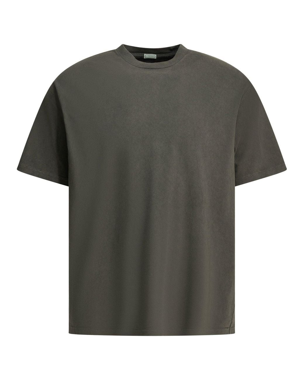 A.PRESSE Green "Vintage" Crewneck T Shirt