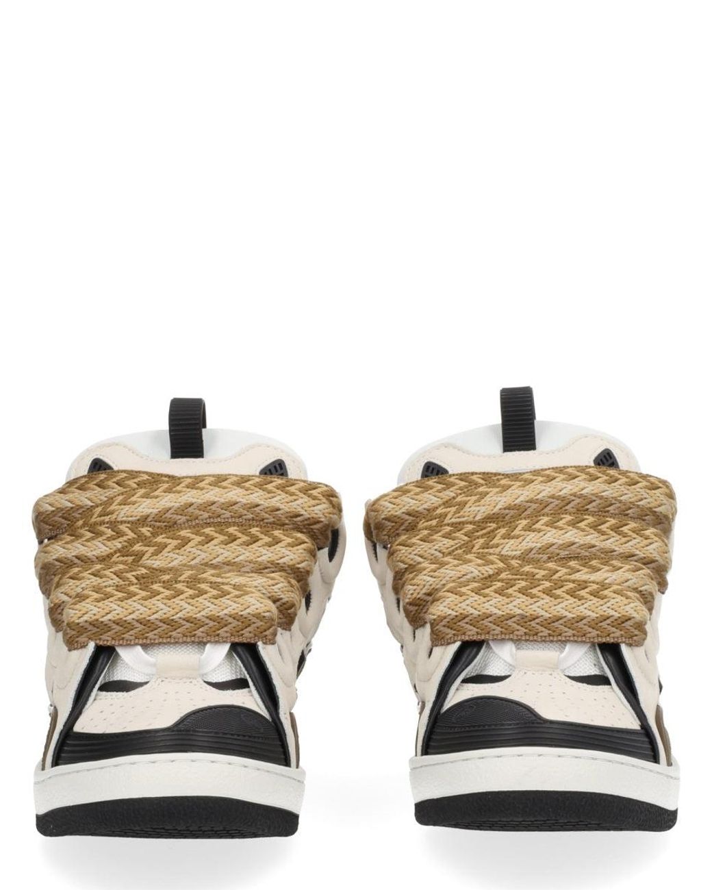 Lanvin Natural Curb Sneakers