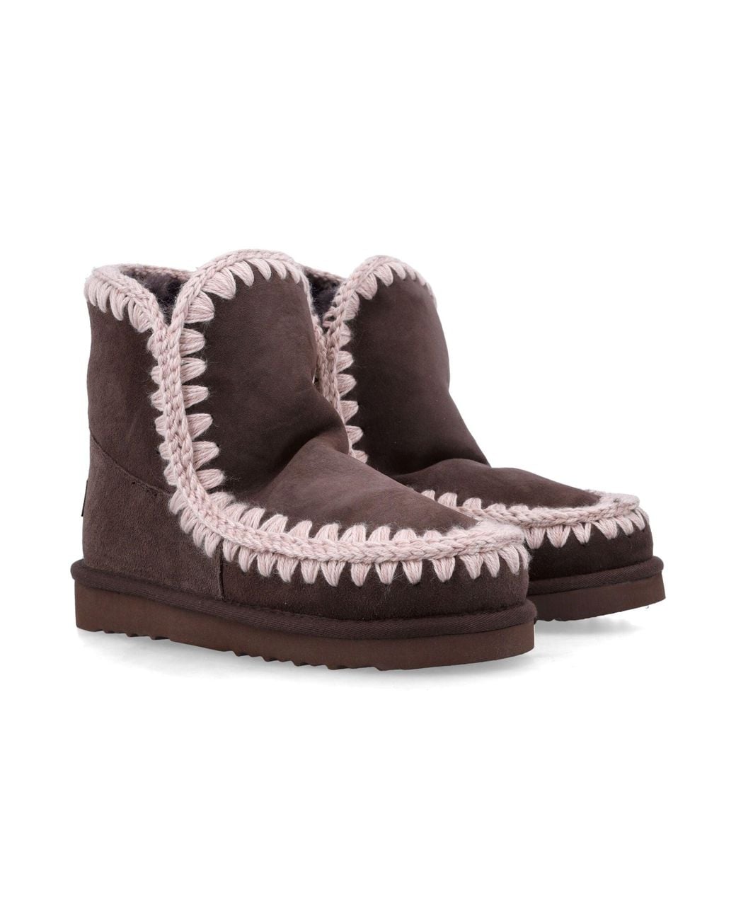 Mou Brown Flat Shoes
