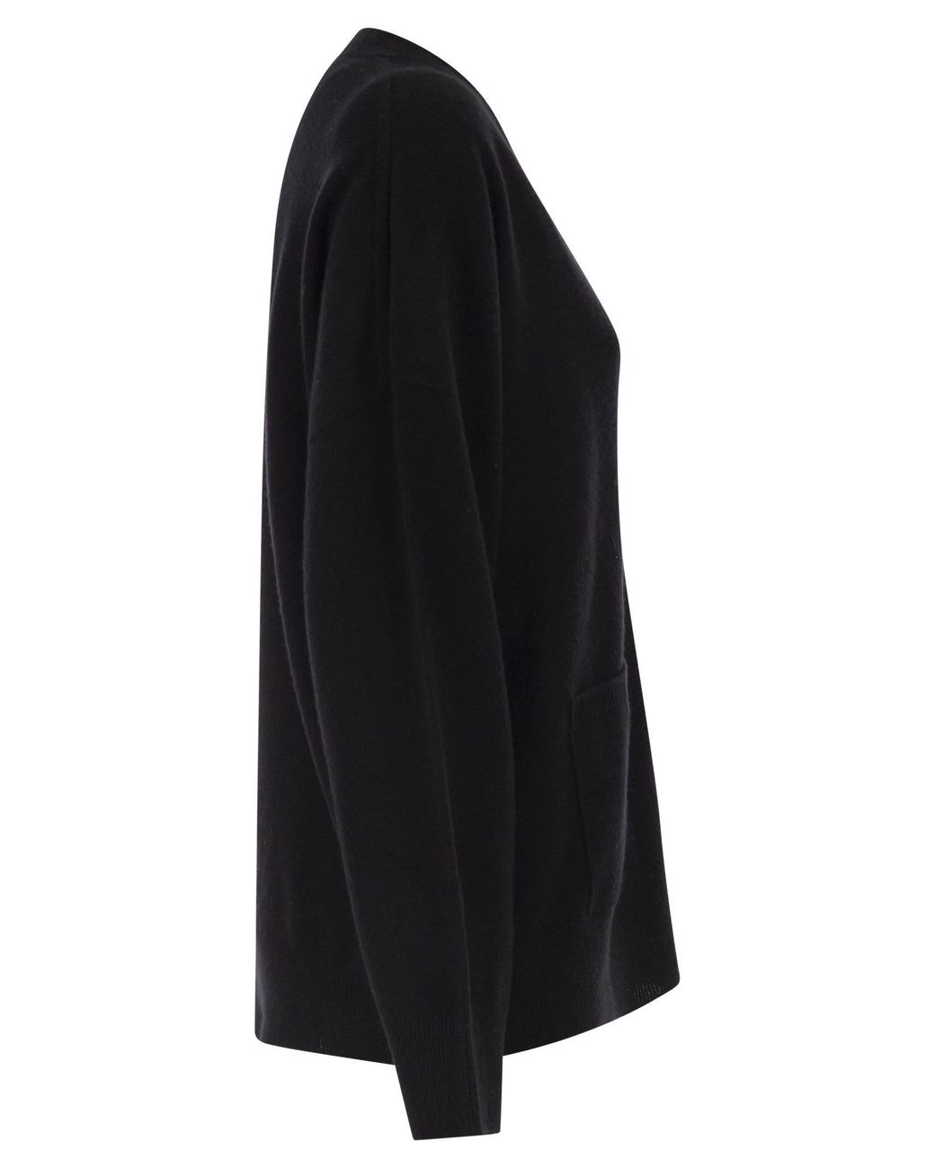 Vanisé Black Cashmere Cardigan