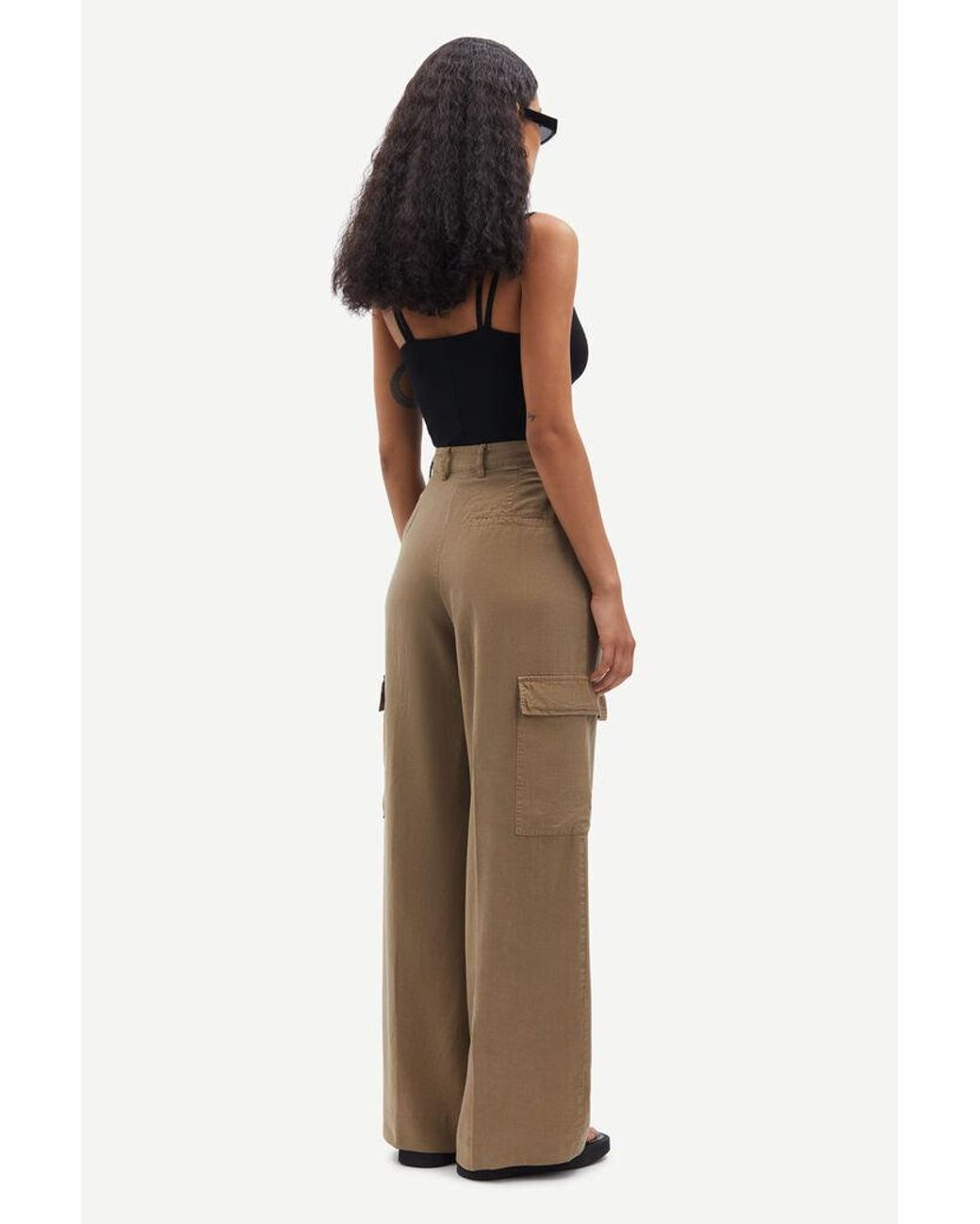 Pantalon Samsøe & Samsøe en coloris Natural
