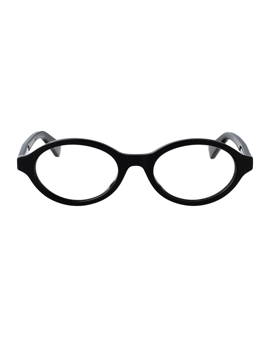 Bottega Veneta Black Transparent Acetate Glasses