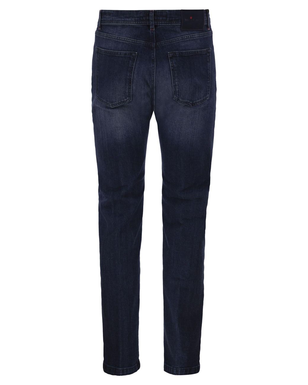 Kiton Blue Five-Pocket Stretch Denim Jeans