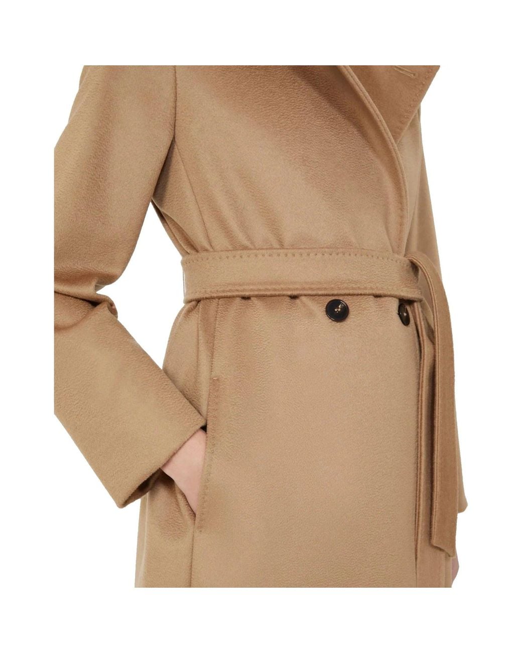 Max Mara Natural Studio Bcollag Wool Coat