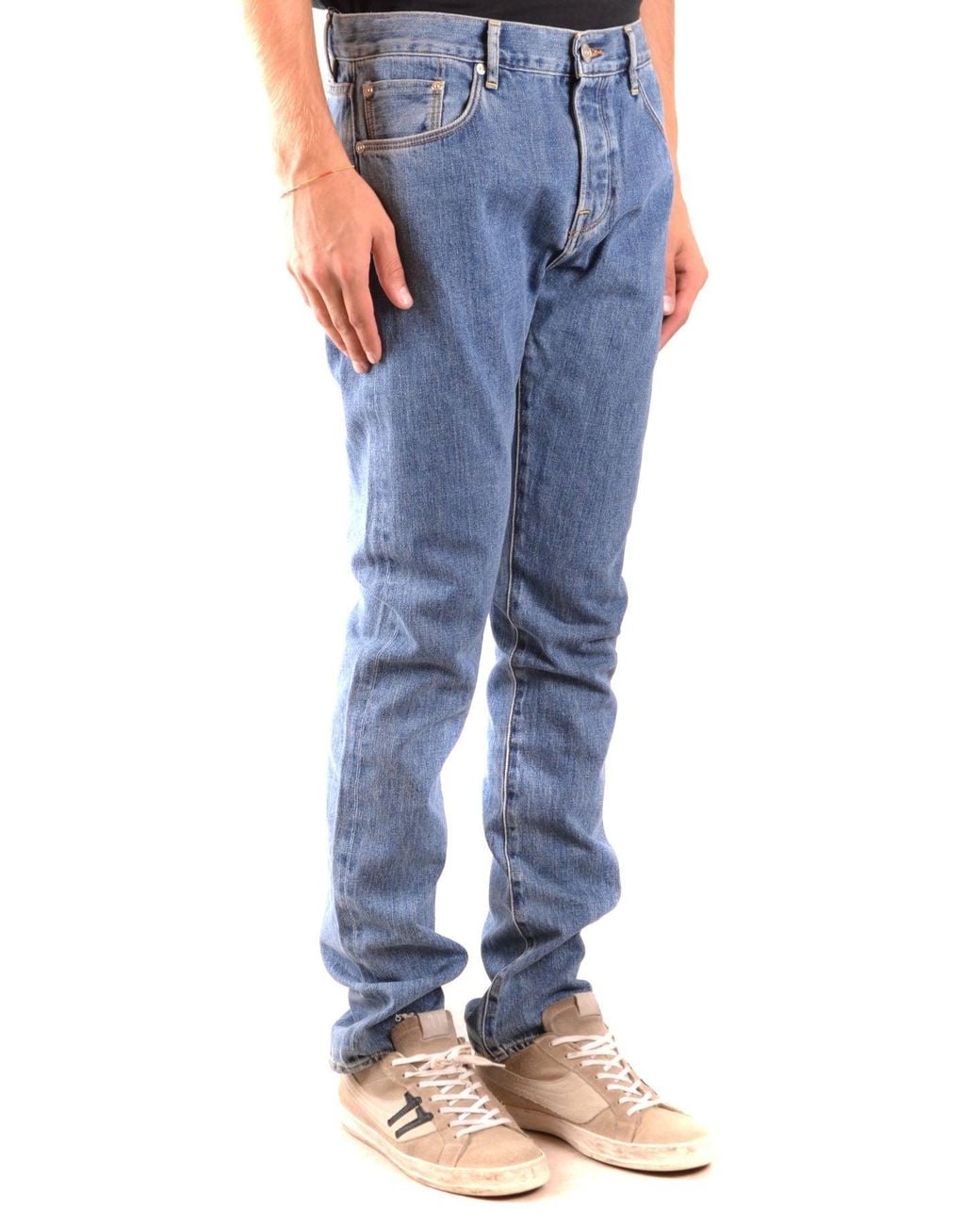 Burberry Blue Straight Jeans Denim for men