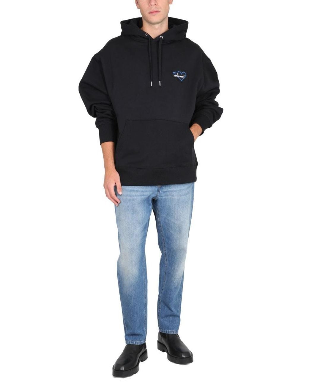 Department 5 Black Joplin Sweatshirt for men