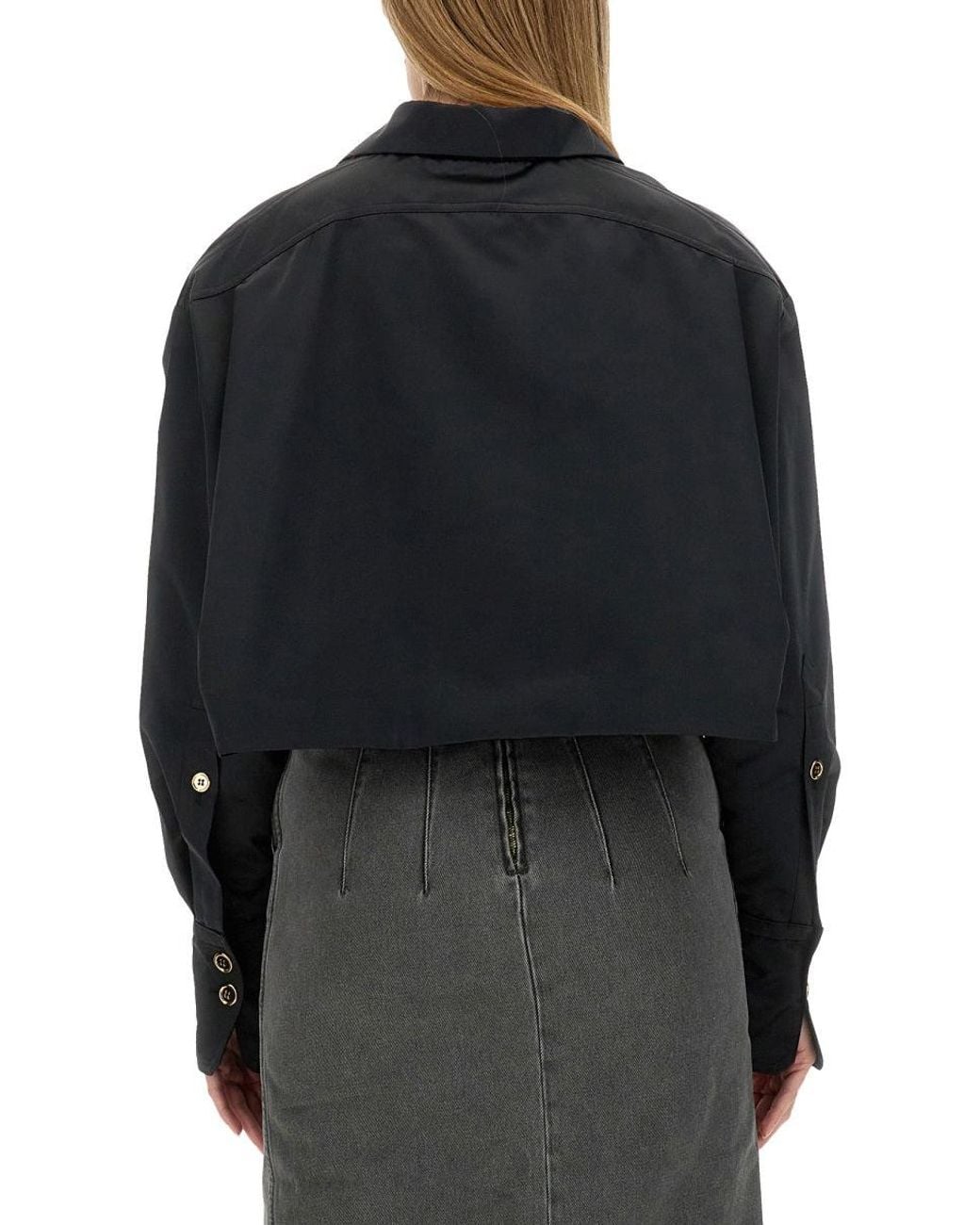 Patou Black Cropped Jacket